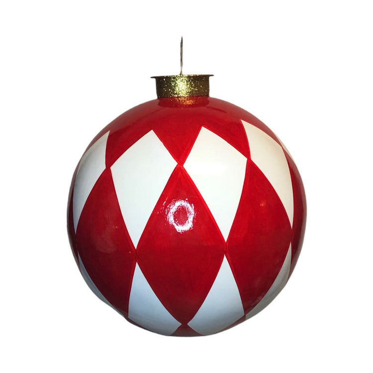 ESFERA ROJO CON BLANCO
