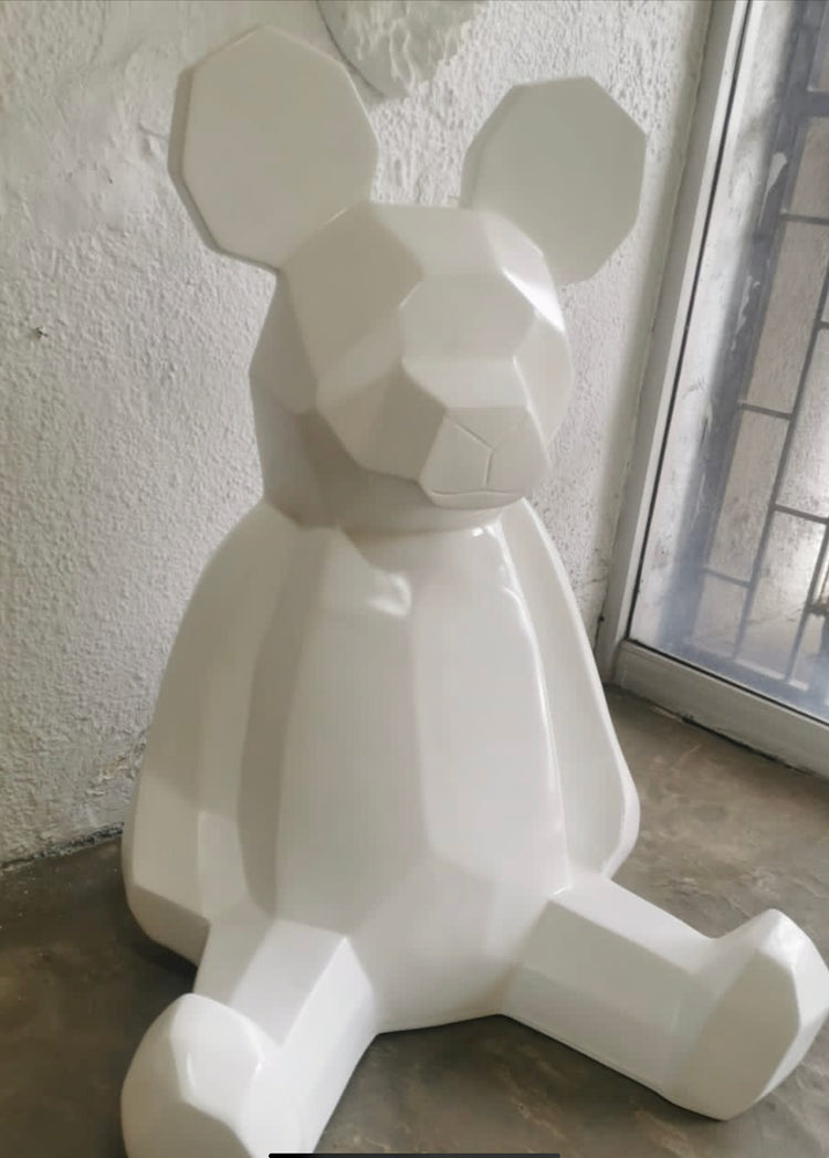 OSO DE FIBRA DE VIDRIO - BLANCO O DORADO