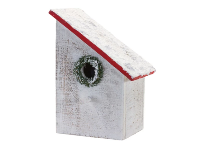 CASITA PARA PÁJAROS DE MADERA