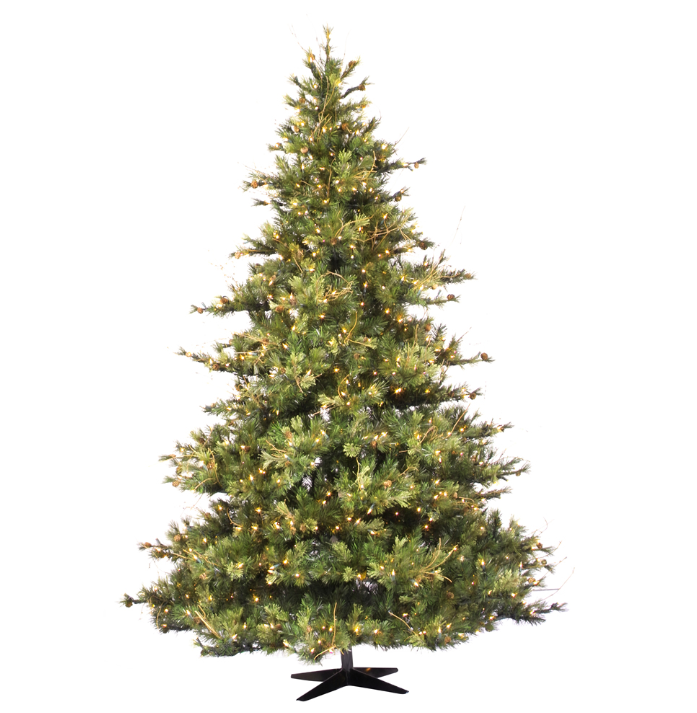 PINO VERDE CON LUZ LED
