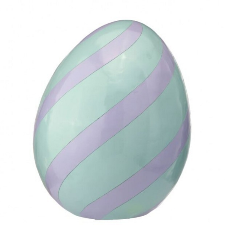 HUEVO DE PASCUA AZUL CON MORADO