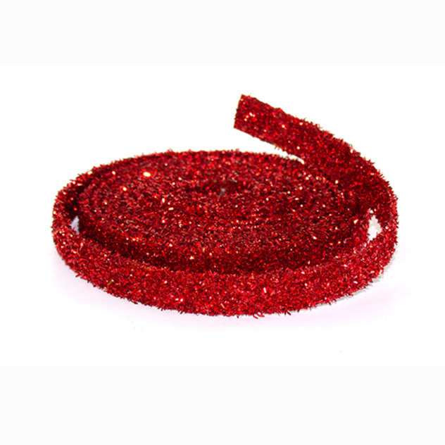 LISTÓN GLITTER ROPE ROJO