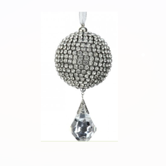 ADORNO ESFÉRICO DE 6.5" CON DIAMANTES