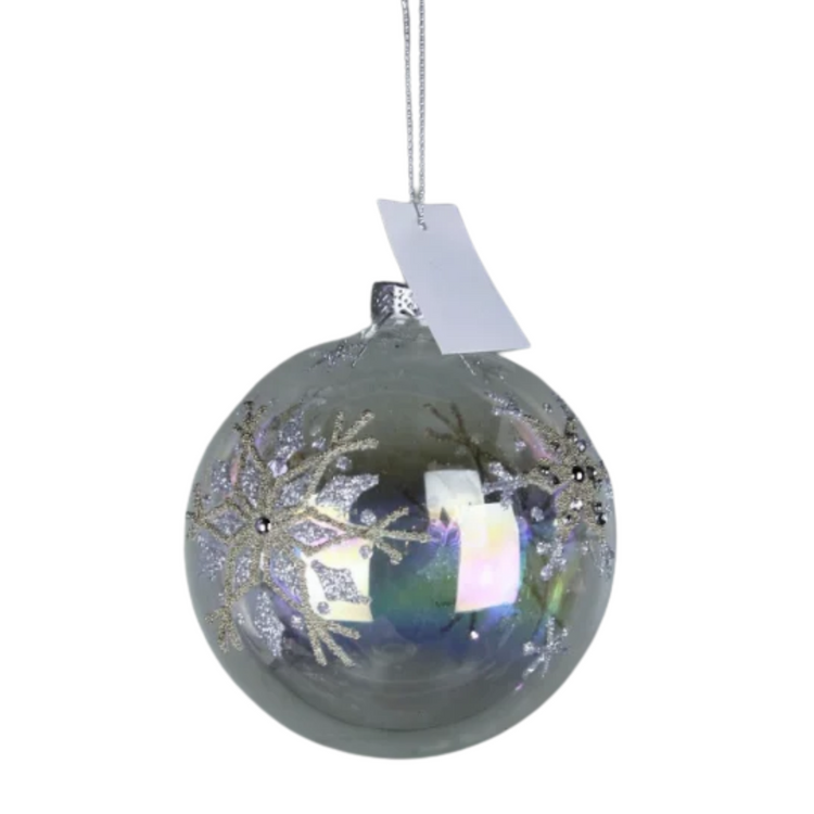 SNOWFLAKE BALL ORNAMENT
