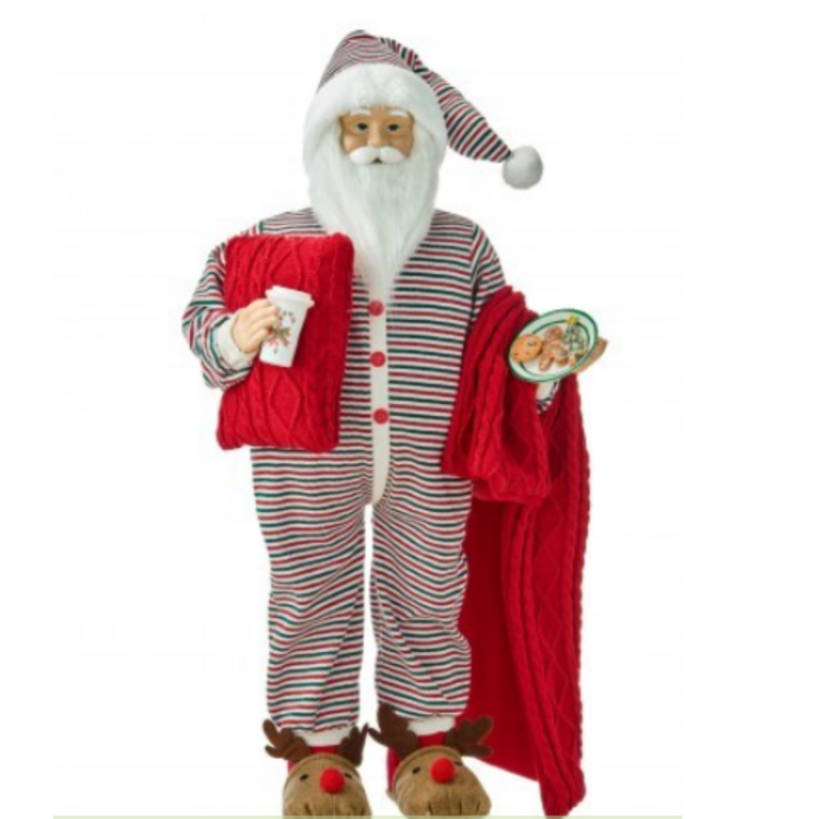 COZY SANTA WITH COOKIES