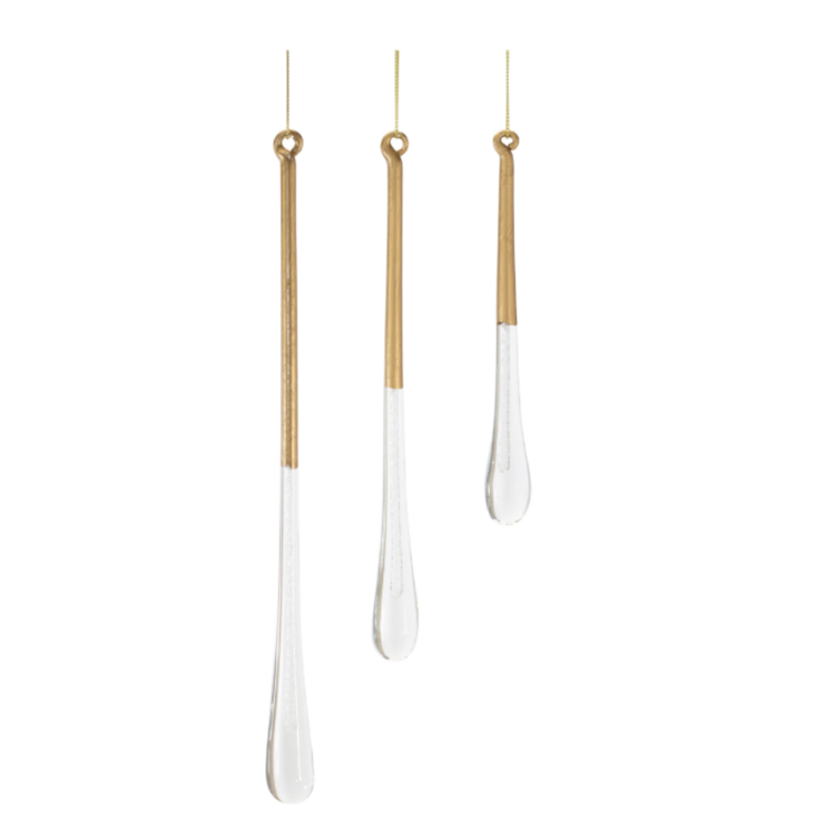 ICICLE ORNAMENT SET OF 3