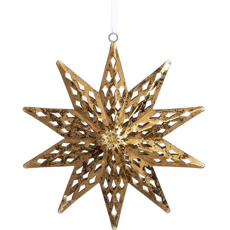 ESTRELLA DE METAL DORADA