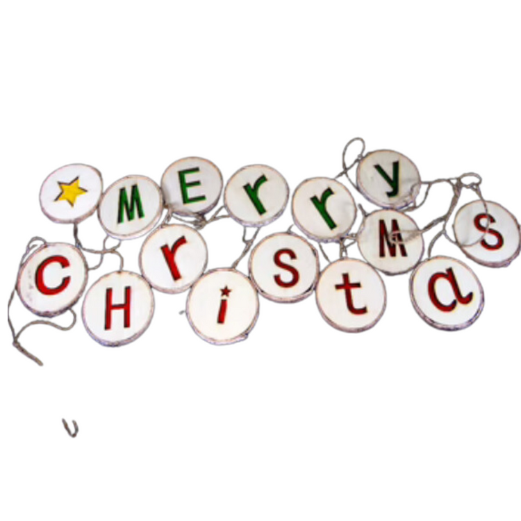GUIRNALDA DE LETRAS "MERRY CHRISTMAS"