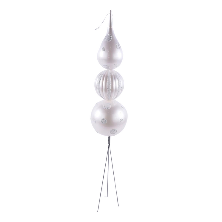 FINIAL BLANCO PARA ÁRBOL