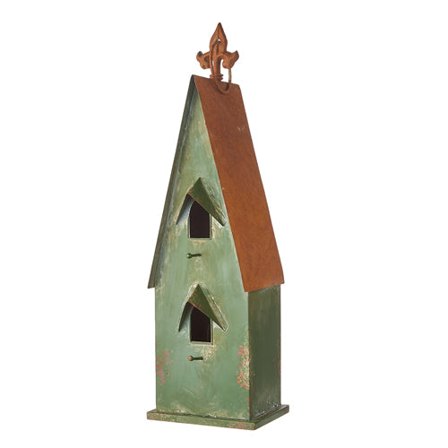 CASA DE PAJAROS DE METAL