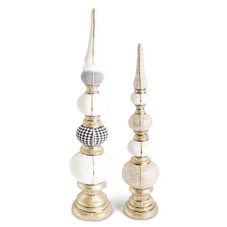 SET DE 2 FINIALES PARA MESA
