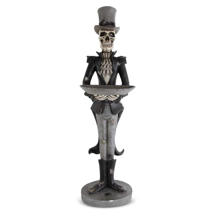 CALAVERA ELEGANTE CON PLATO