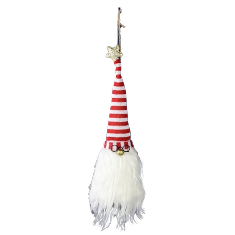 CABEZA DE NOMO CON GORRO DE RAYAS