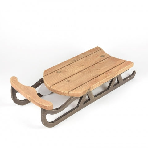 SLEIGH DE MADERA CAFÉ
