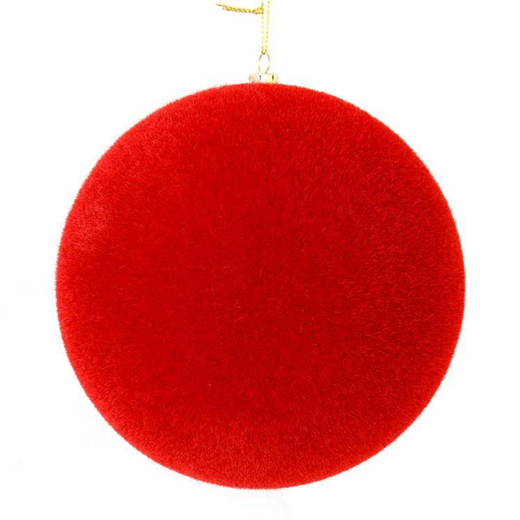 ESFERA AFELPADA DE COLOR BLANCO O ROJO