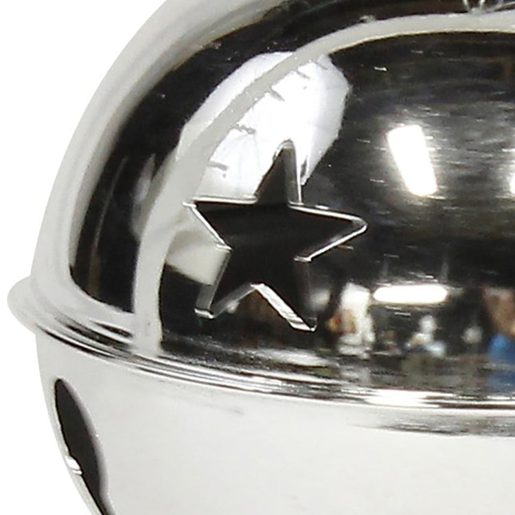 CASCABEL METALICO PLATA DE DOS TAMAÑOS