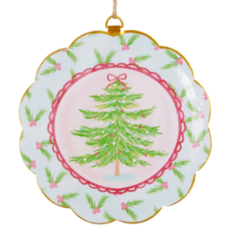 PASTEL NUTCRACKER SCALLOPED FRAME ORNAMENT