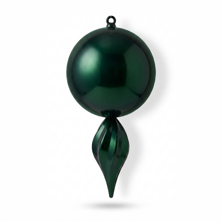 ESFERA DECORATIVA - FINIAL ENAMEL DOS COLORES
