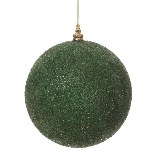 ESFERA COLOR VERDE CON CRISTALES