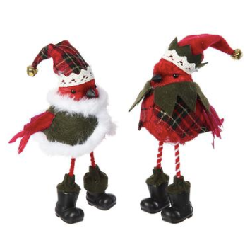 SET DE 2 PAJARITOS DE ESTILO PLAID