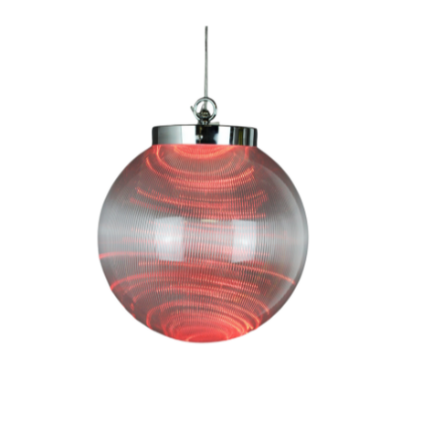 ESFERA "BOREALIS" CON LUZ ROJA