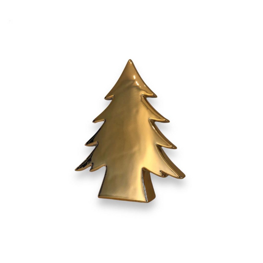 ÁRBOL DECORATIVO DE CERÁMICA DORADO "TETON"