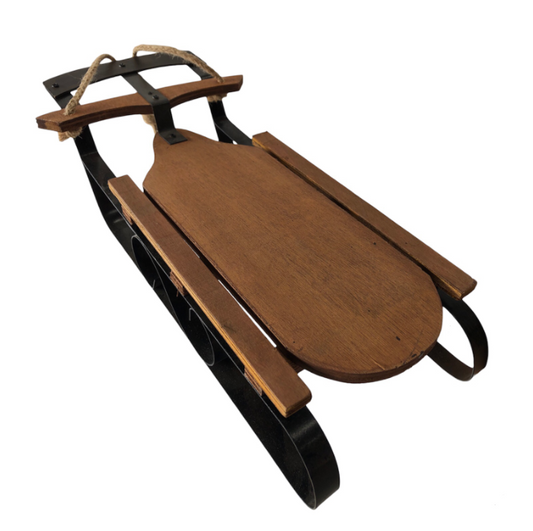 TRINEO DECORATIVO DE MADERA