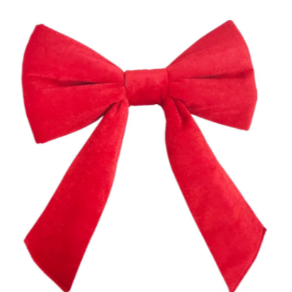 MOÑO ROJO DE TERCIOPELO
