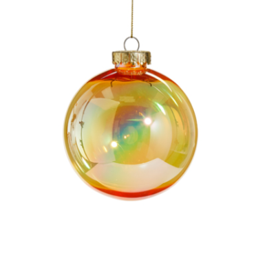 ESFERAS SEMI DORADAS DE CRISTAL