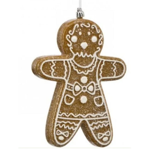 GINGERBREAD INDIVIDUAL ORNAMENT 8.5"