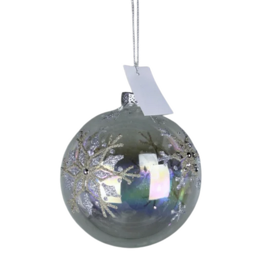 SNOWFLAKE BALL ORNAMENT