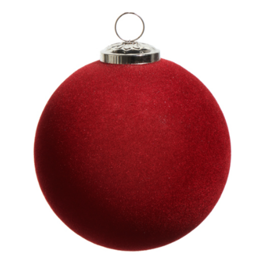 BERRY FLOCKED BALL 5"