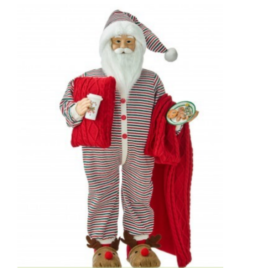 COZY SANTA WITH COOKIES