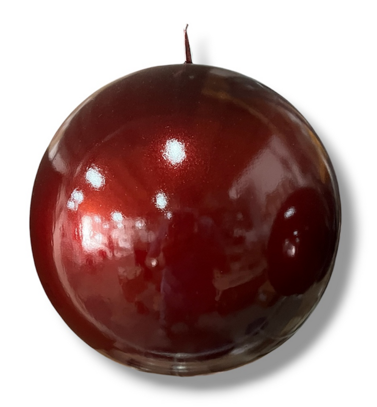 ESFERA DECORATIVA BURGUNDY VARIOS TAMAÑOS