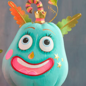 calabaza de resina