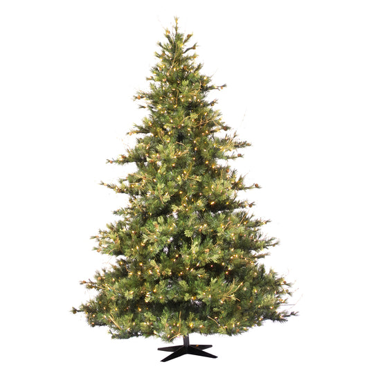 PINO VERDE CON LUZ LED 10"